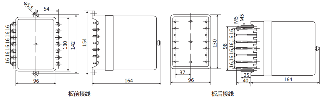 ZJ6中間繼電器安裝及開(kāi)孔尺寸 ZJ6中間繼電器安裝及開(kāi)孔尺寸