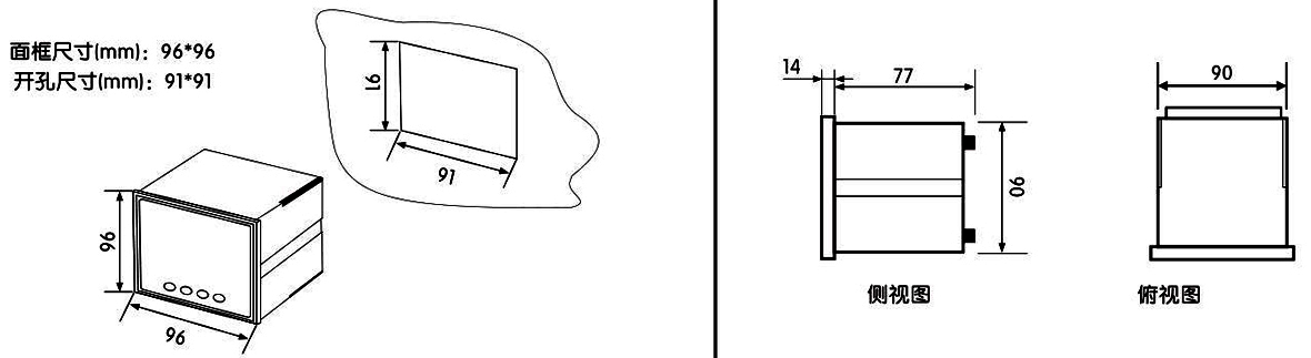 開孔尺寸 開孔尺寸
