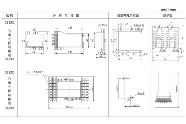 安裝尺寸 安裝尺寸