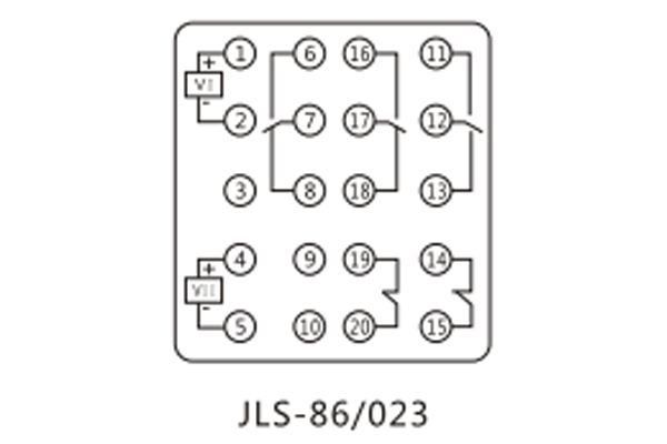 JLS-86/023接線圖 JLS-86/023接線圖