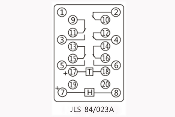 JLS-84/023A接線圖 JLS-84/023A接線圖