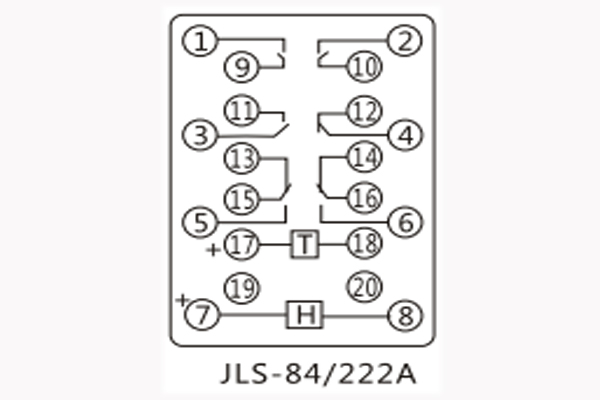 JLS-84/222A接線圖 JLS-84/222A接線圖